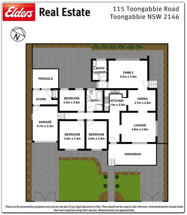 Floorplan of Homely house listing, 115 Toongabbie Road, Toongabbie NSW 2146