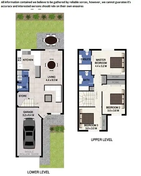 Floorplan of Homely townhouse listing, 153/2 Falcon Way, Tweed Heads South NSW 2486