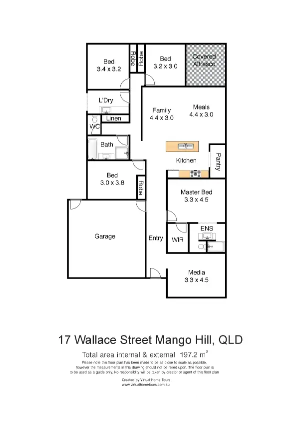 Floorplan of Homely house listing, 17 Wallace Street, Mango Hill QLD 4509