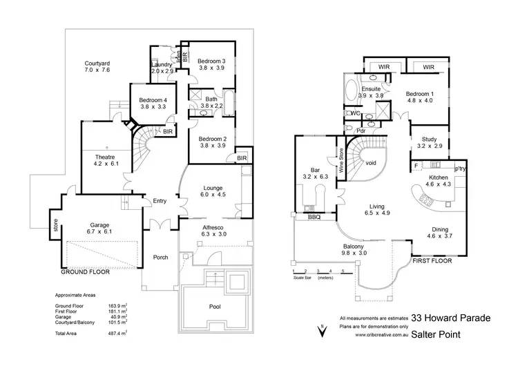Floorplan of Homely house listing, 33 Howard Parade, Salter Point WA 6152
