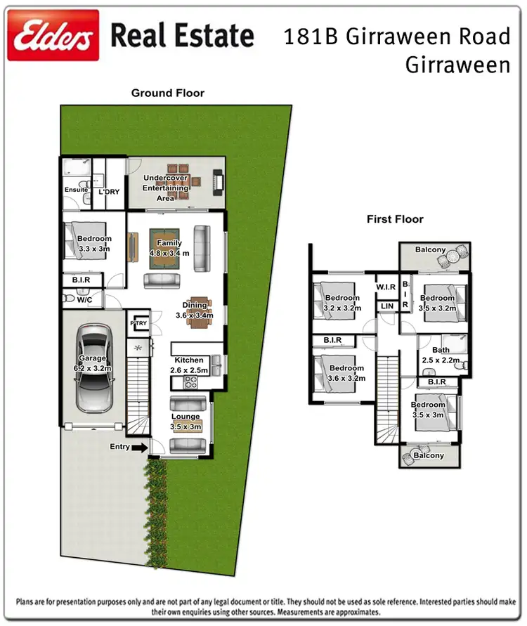 Floorplan of Homely semi-detached listing, 181B Girraween Road, Girraween NSW 2145