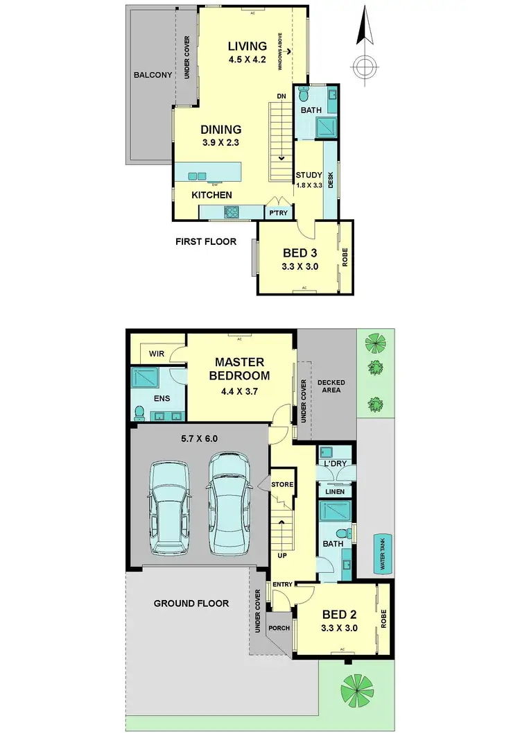 Floorplan of Homely townhouse listing, 4/26 Richardson Street, Essendon VIC 3040