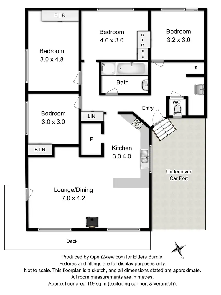 Floorplan of Homely house listing, 40 Irby Boulevard, Sisters Beach TAS 7321