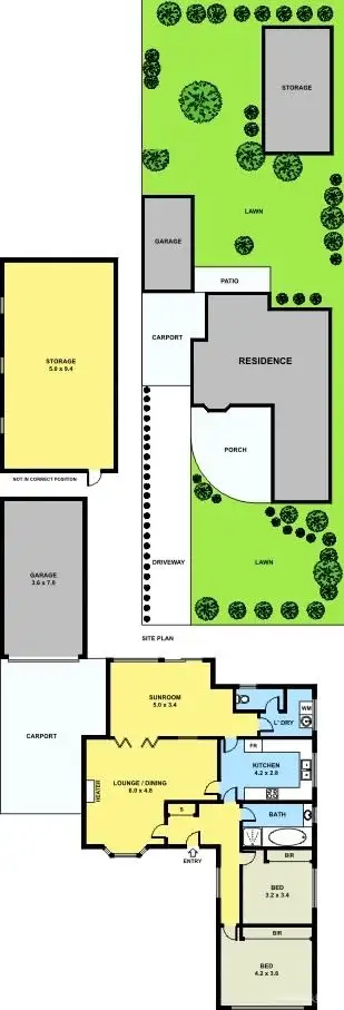 Floorplan of Homely house listing, 16 York Street, Glenroy VIC 3046