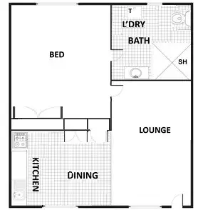 Floorplan of Homely unit listing, 14/5 Charles Street, Queanbeyan NSW 2620