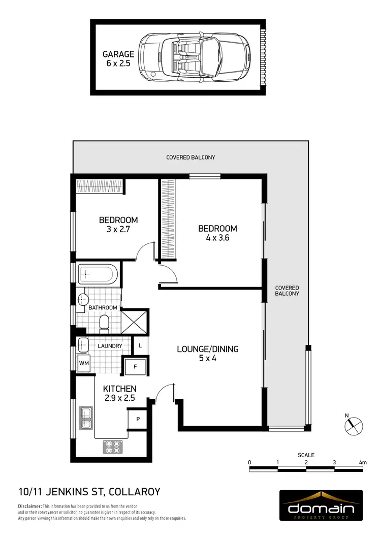Floorplan of Homely unit listing, 10/11 Jenkins Street, Collaroy NSW 2097