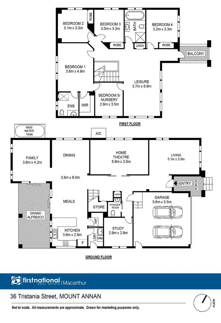 Floorplan of Homely house listing, 36 Tristania Street, Mount Annan NSW 2567