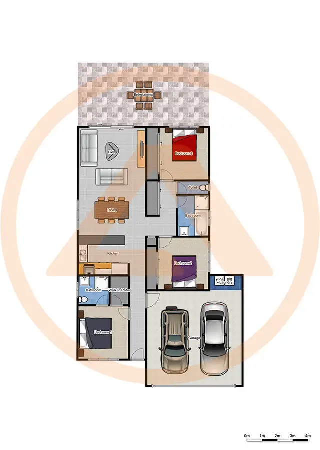 Floorplan of Homely house listing, 24 Barcombe Drive, Marsden QLD 4132