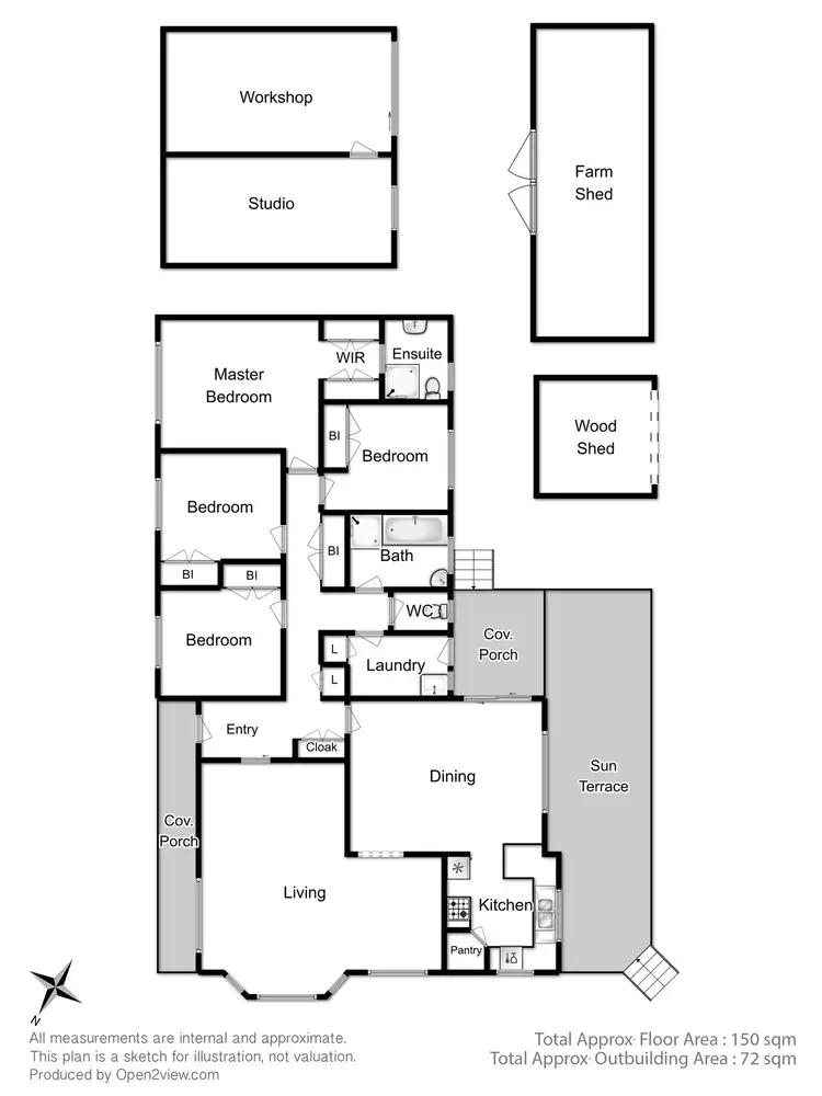 Floorplan of Homely house listing, 3 Billanbri Court, Blackmans Bay TAS 7052