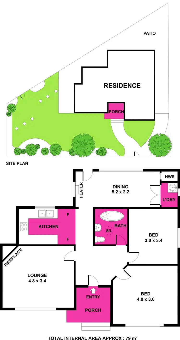 Floorplan of Homely house listing, 16 Loch Street, East Geelong VIC 3219