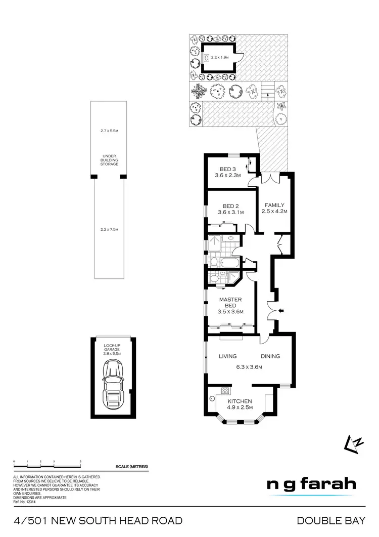 Floorplan of Homely apartment listing, 4/501 New South Head Road, Double Bay NSW 2028