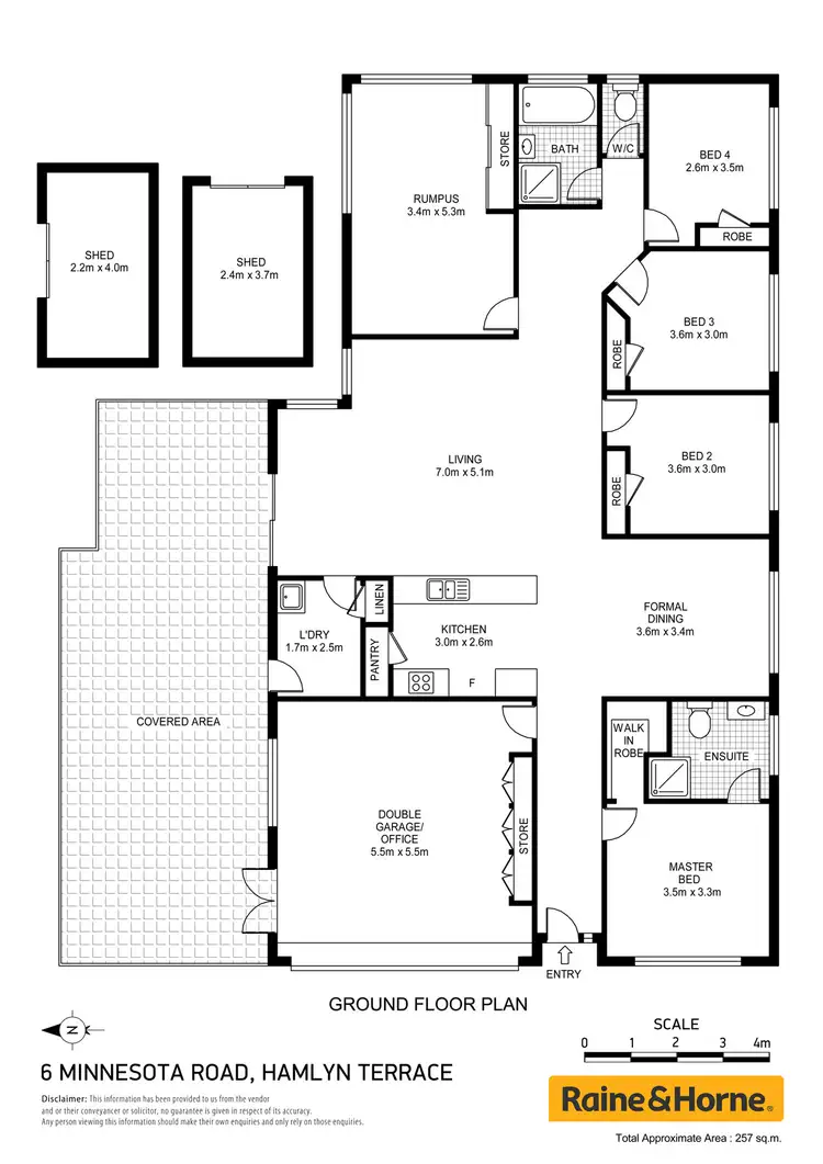 Floorplan of Homely house listing, 6 Minnesota Road, Hamlyn Terrace NSW 2259