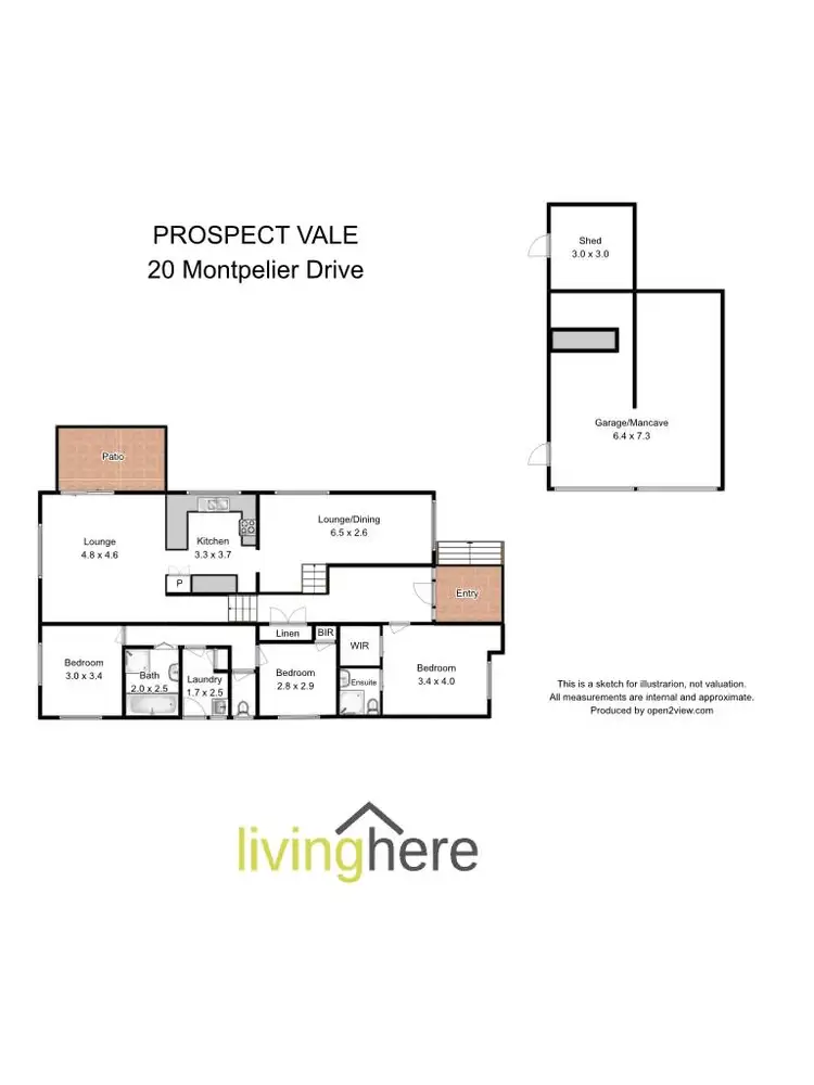 Floorplan of Homely house listing, 20 Montpelier Drive, Prospect TAS 7250