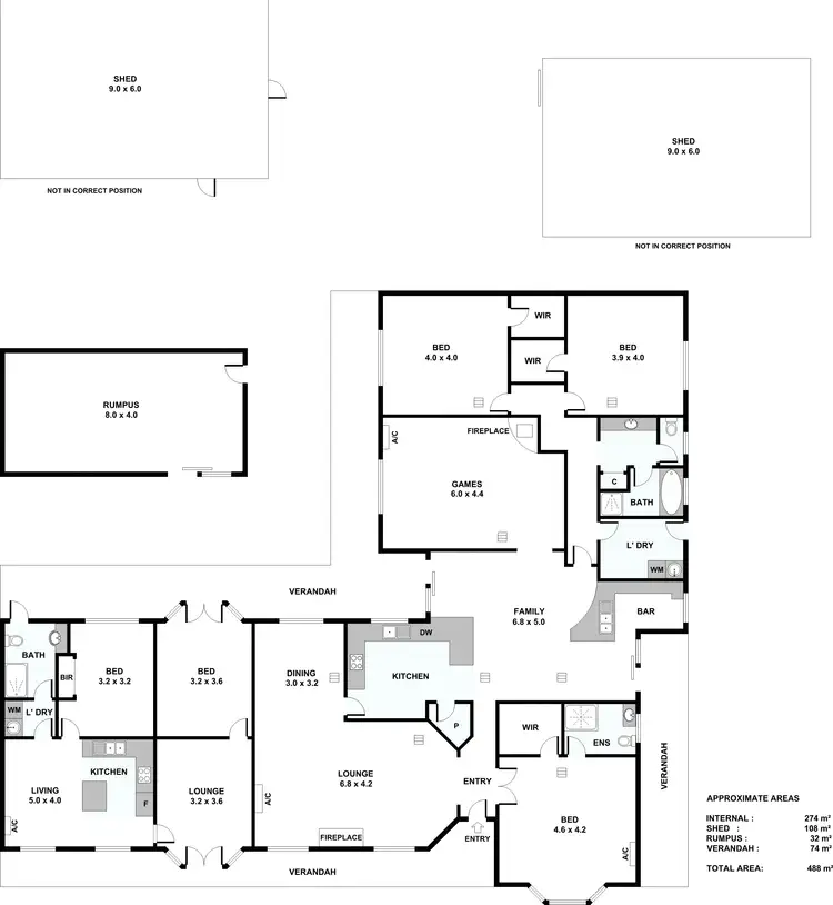 Floorplan of Homely house listing, 53 Bethesda Road, Lewiston SA 5501