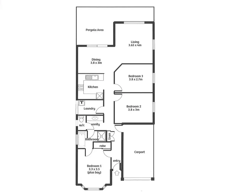 Floorplan of Homely house listing, 23A Gray Street, Murray Bridge SA 5253