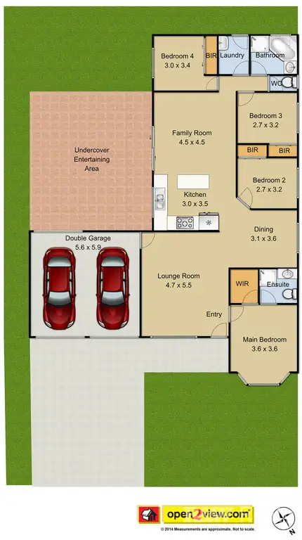 Floorplan of Homely house listing, 2 Manda Place, Rooty Hill NSW 2766