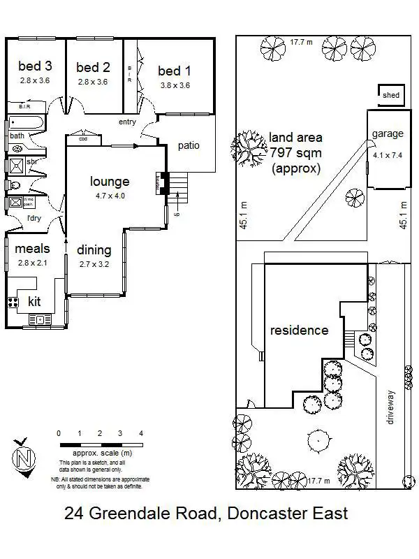Floorplan of Homely house listing, 24 Greendale Road, Doncaster East VIC 3109