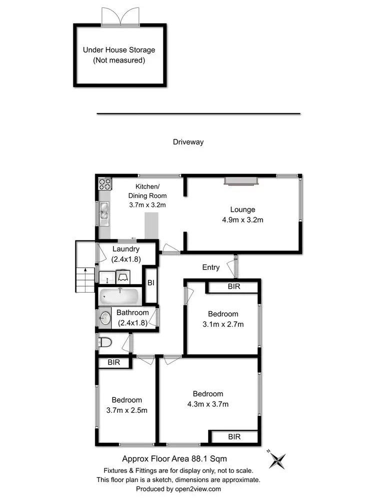 Floorplan of Homely house listing, 59 Spring Street, Claremont TAS 7011
