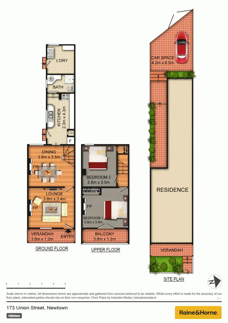 Floorplan of Homely house listing, 173 Union Street, Newtown NSW 2042
