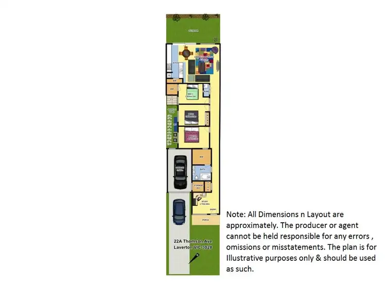 Floorplan of Homely house listing, 22A Thomson Avenue, Laverton VIC 3028