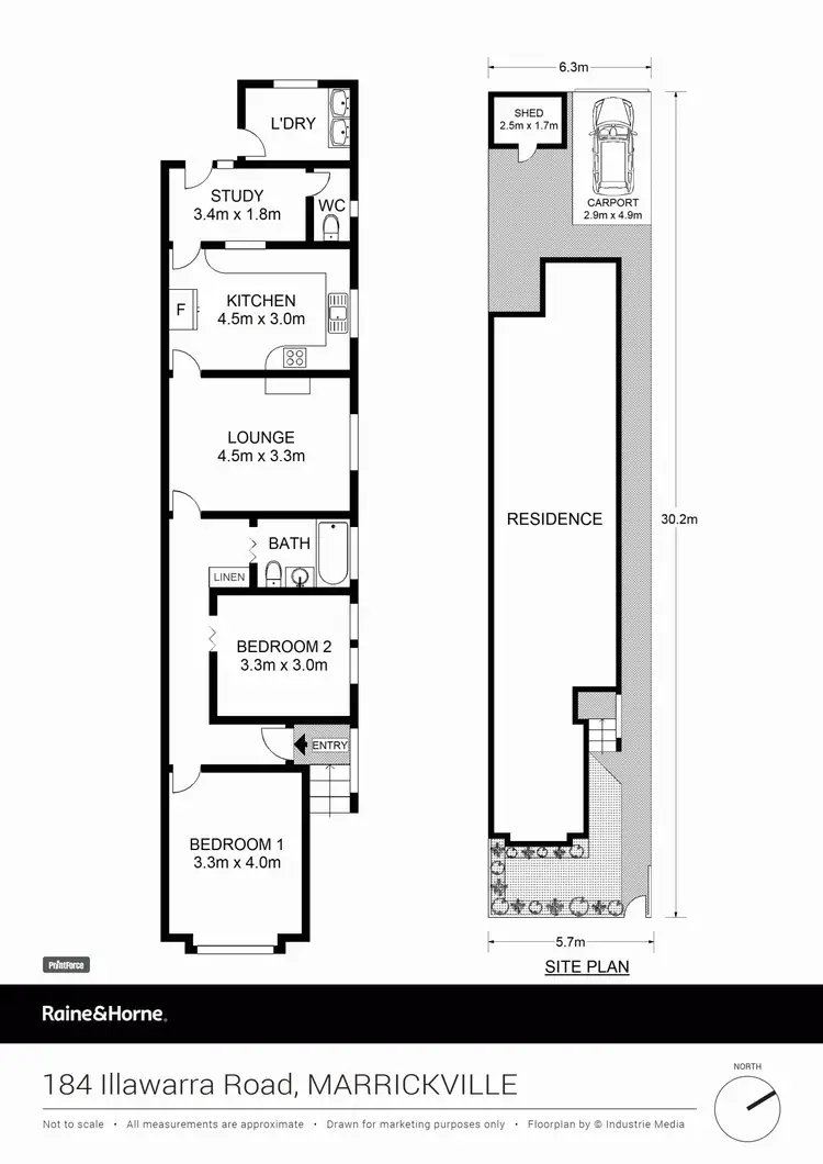 Floorplan of Homely house listing, 184 Illawarra Road, Marrickville NSW 2204