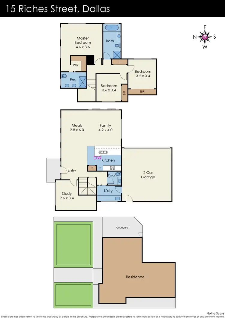 Floorplan of Homely house listing, 1/15 Riches Street, Dallas VIC 3047