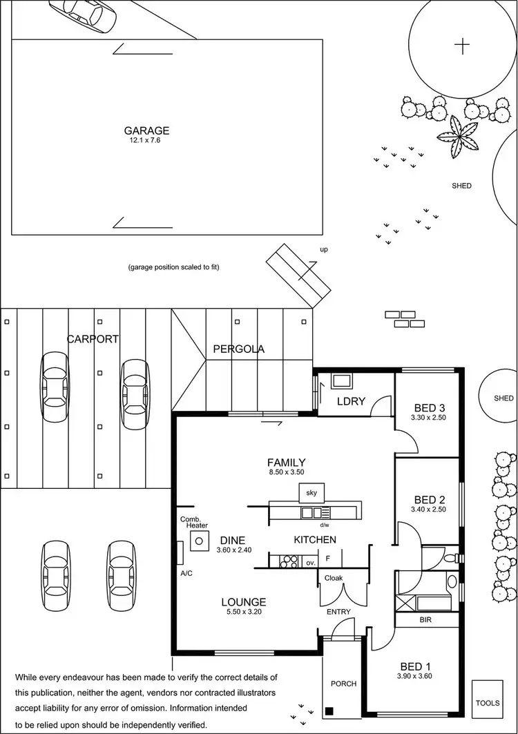 Floorplan of Homely house listing, 7 Johns Road, Houghton SA 5131