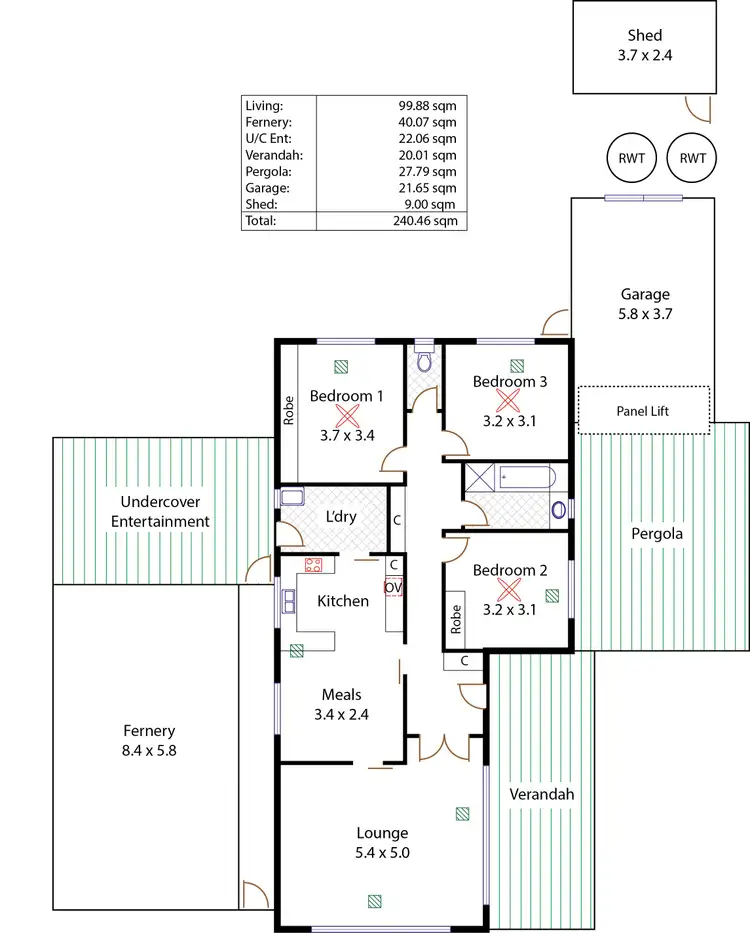 Floorplan of Homely house listing, 32 Balkara Road, Para Hills West SA 5096