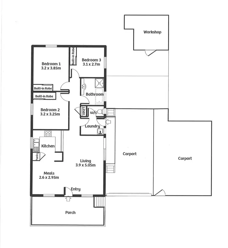 Floorplan of Homely house listing, 4 Matthew Court, Murray Bridge SA 5253
