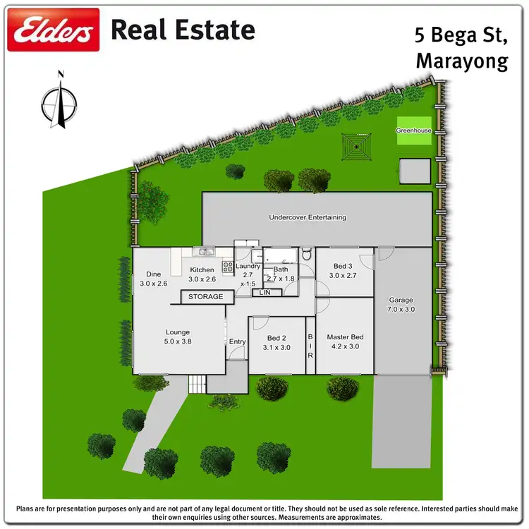 Floorplan of Homely house listing, 5 Bega Street, Marayong NSW 2148