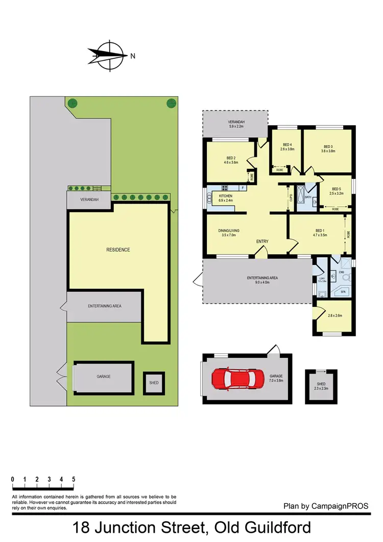 Floorplan of Homely house listing, 18 Junction Street, Guildford NSW 2161