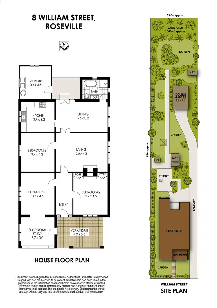 Floorplan of Homely house listing, 8 William Street, Roseville NSW 2069