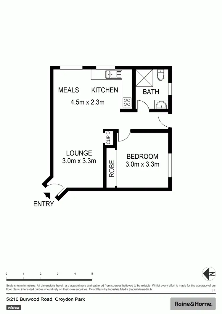 Floorplan of Homely apartment listing, 5/210 Burwood Road, Croydon Park NSW 2133