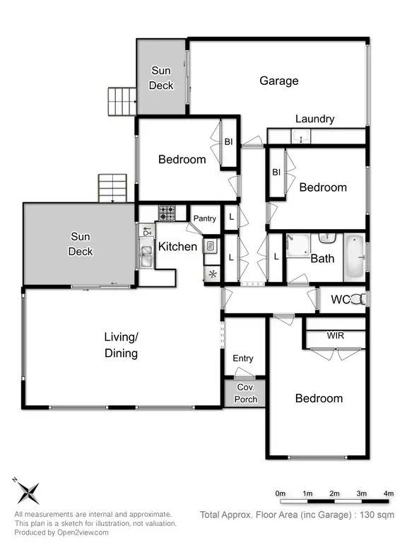 Floorplan of Homely house listing, 1/47 Fairview Drive, Kingston TAS 7050