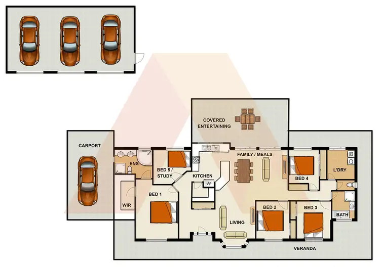 Floorplan of Homely house listing, 38-40 Cottonwood Street, Jimboomba QLD 4280