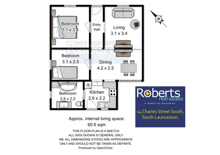 Floorplan of Homely house listing, 14 South Charles St, South Launceston TAS 7249