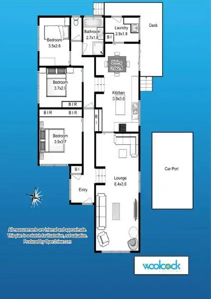Floorplan of Homely house listing, 22 Anson St, Waverley TAS 7250