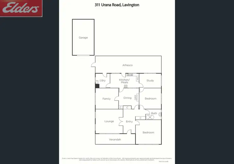 Floorplan of Homely house listing, 311 Urana Road, Lavington NSW 2641