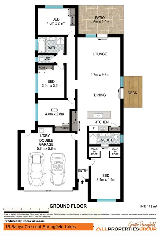 Floorplan of Homely house listing, 19 Banya Crescent, Springfield Lakes QLD 4300