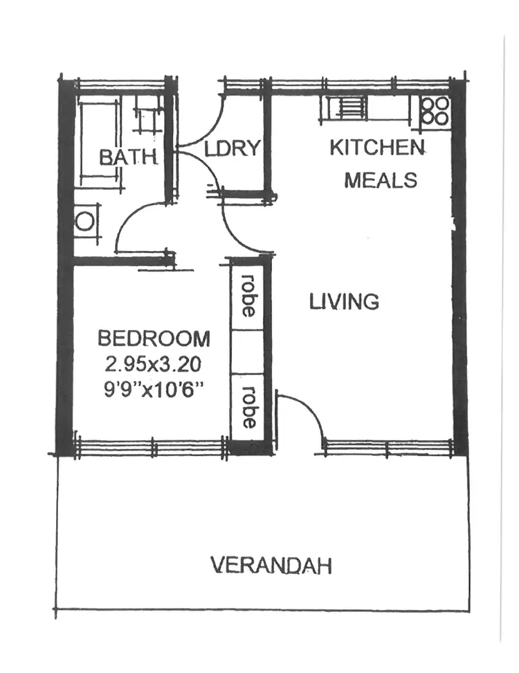 Floorplan of Homely unit listing, 3/35 Sturdee St, Linden Park SA 5065