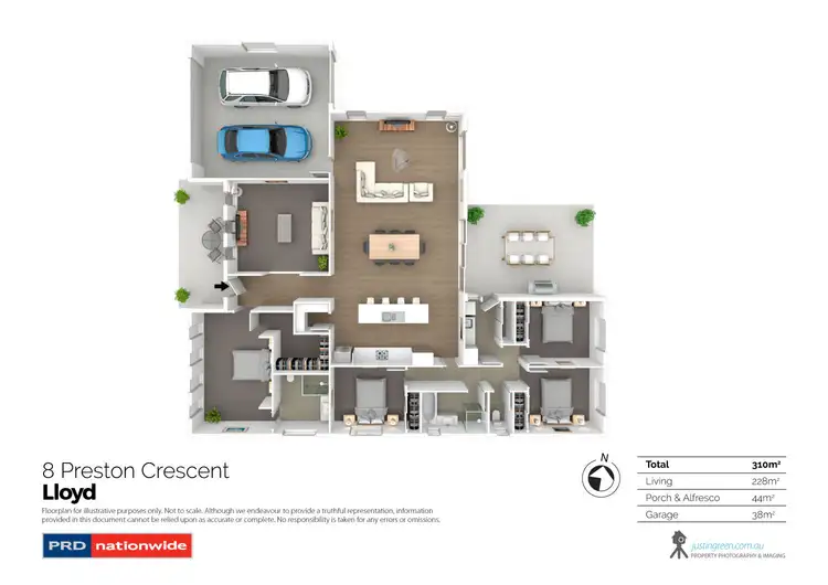 Floorplan of Homely house listing, 8 Preston Crescent, Lloyd NSW 2650