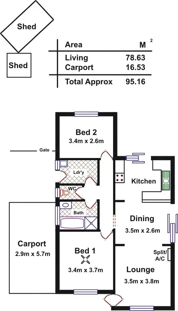 Floorplan of Homely house listing, 5-11 Clancy Road, Paralowie SA 5108