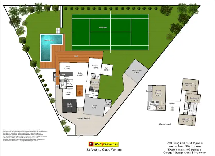 Floorplan of Homely house listing, 23 ALVERNA CLOSE, Wynnum QLD 4178
