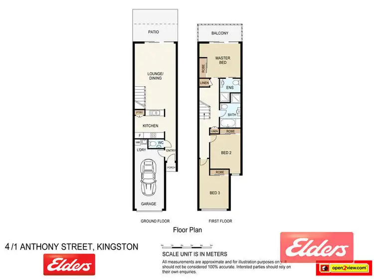 Floorplan of Homely townhouse listing, 04/1 Anthony Street, Kingston QLD 4114