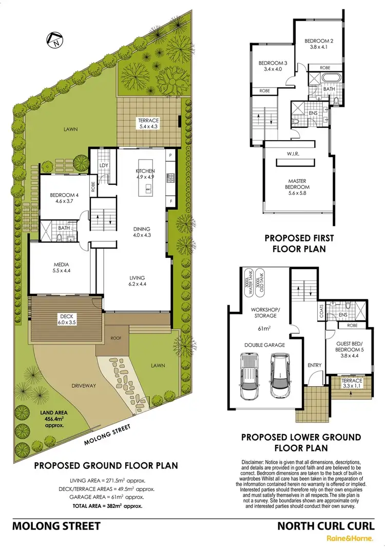 Floorplan of Homely house listing, 6 Molong Street, North Curl Curl NSW 2099