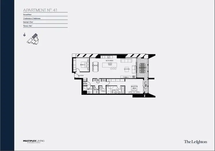 Floorplan of Homely house listing, 41/11 Leighton Beach Blvd, North Fremantle WA 6159
