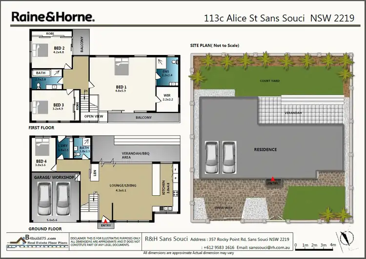 Floorplan of Homely house listing, 113c Alice Street, Sans Souci NSW 2219