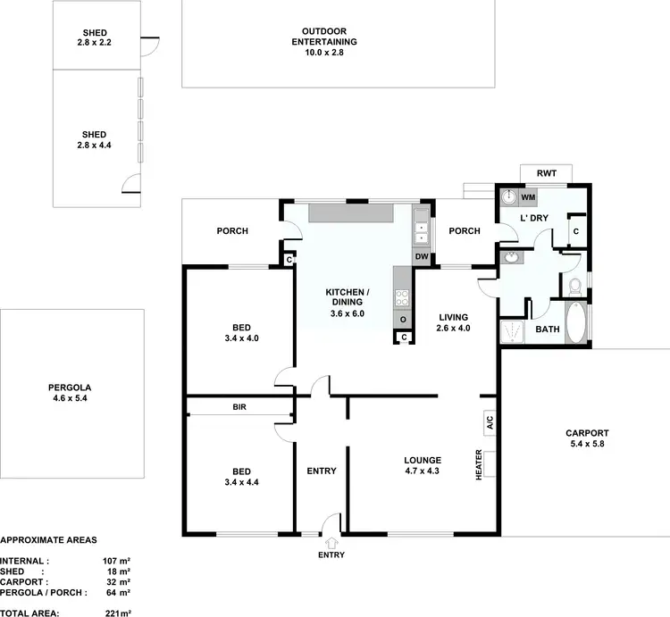 Floorplan of Homely house listing, 9 Queen Street, Gawler SA 5118