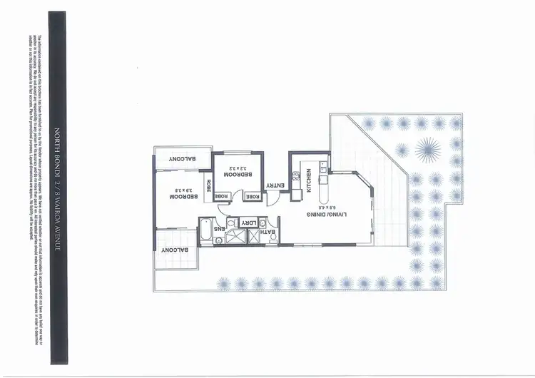 Floorplan of Homely apartment listing, 2/8 Wairoa Avenue, North Bondi NSW 2026