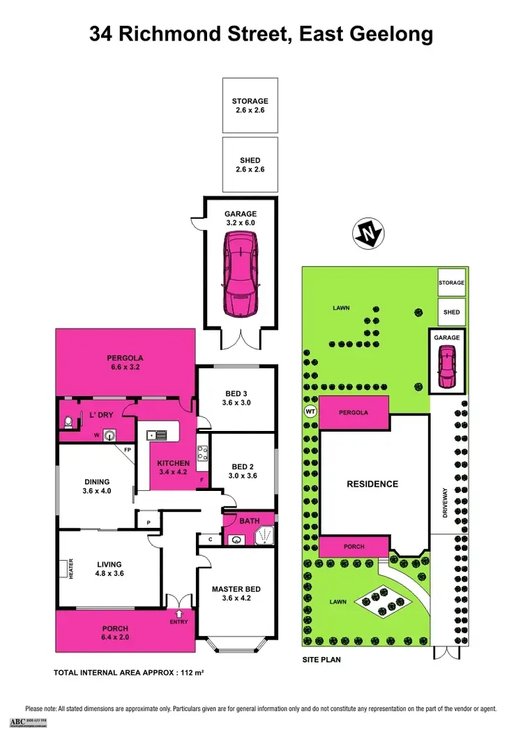 Floorplan of Homely house listing, 34 Richmond Street, East Geelong VIC 3219